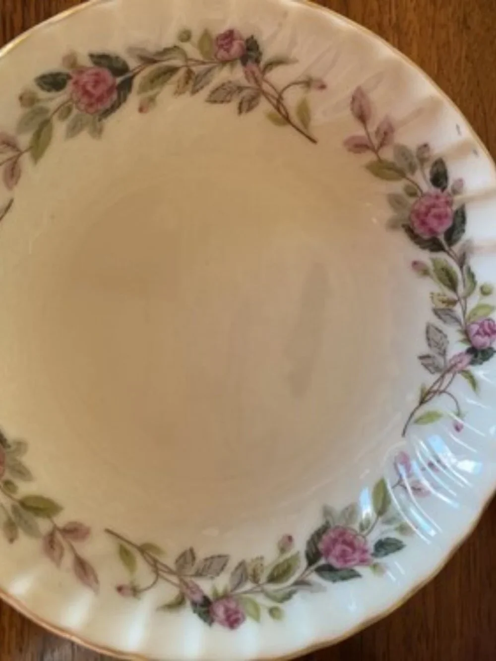 4 Vintage Creative Fine China Regency Pink Rose Fruit Bowls 5.5